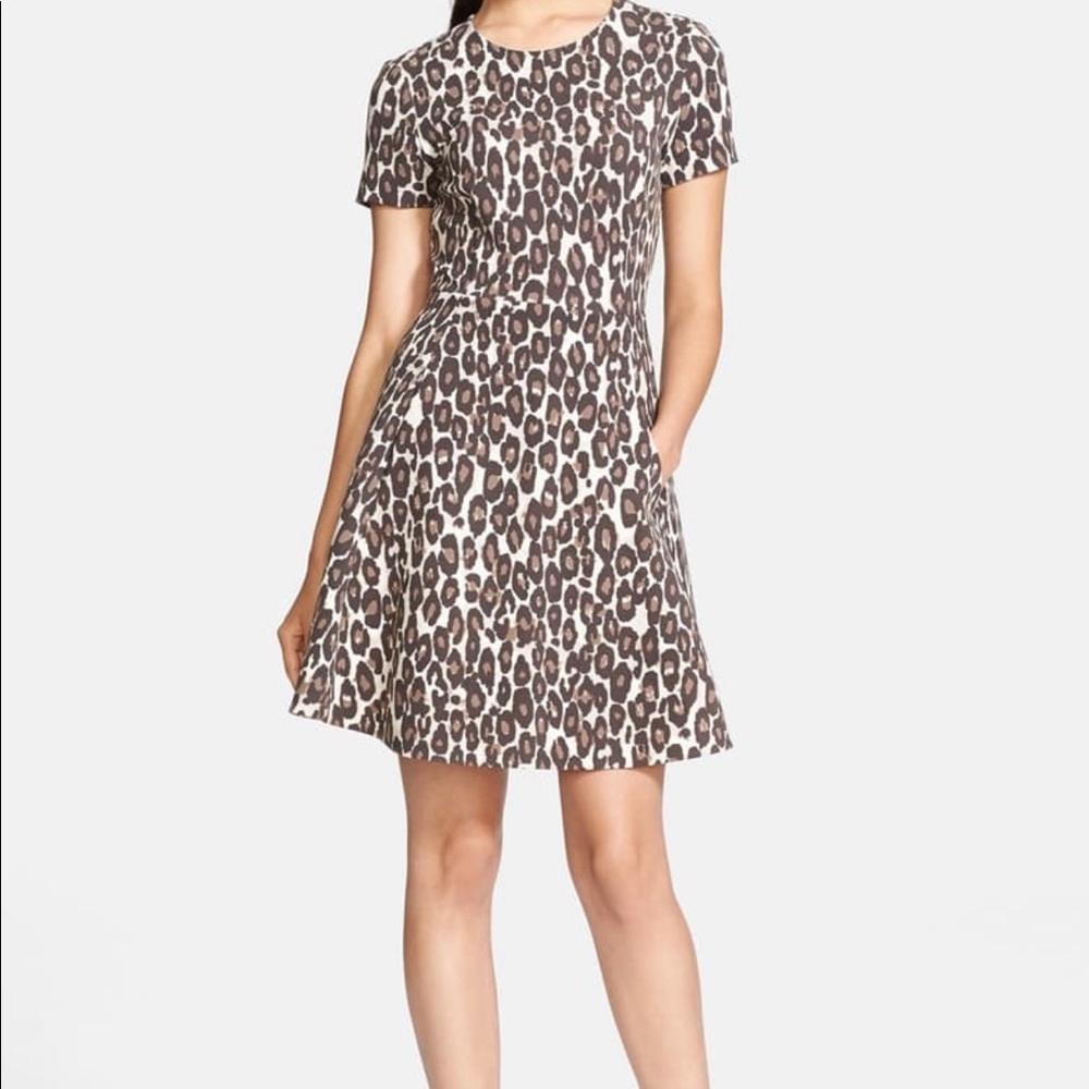 Kate Spade Autumn Leopard Dress size 0